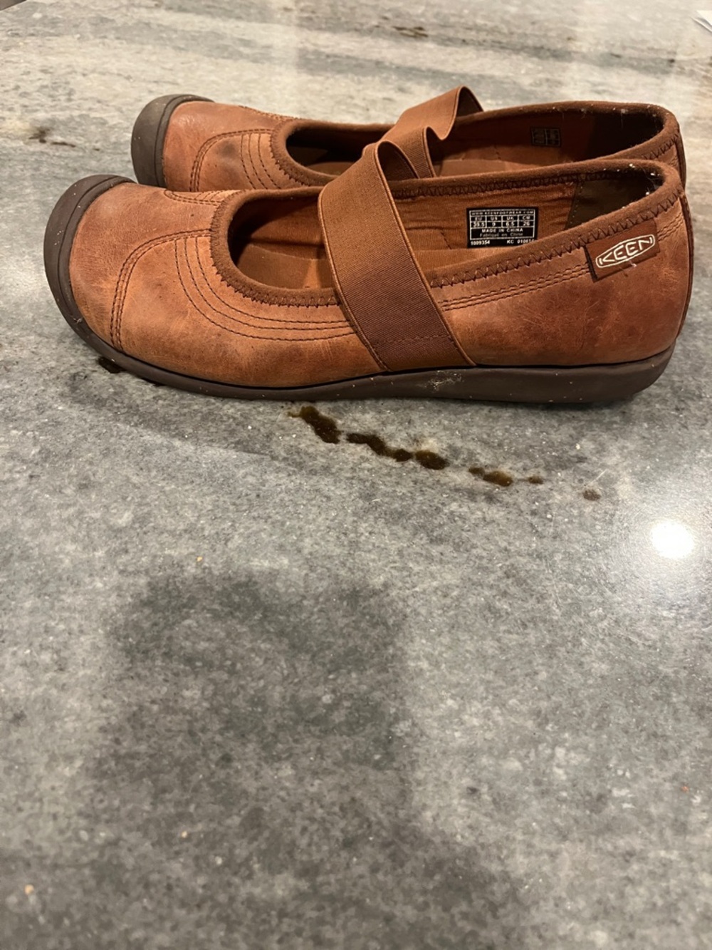 Keen Brown Mary Jane Casual Shoes - Picture 3 of 9